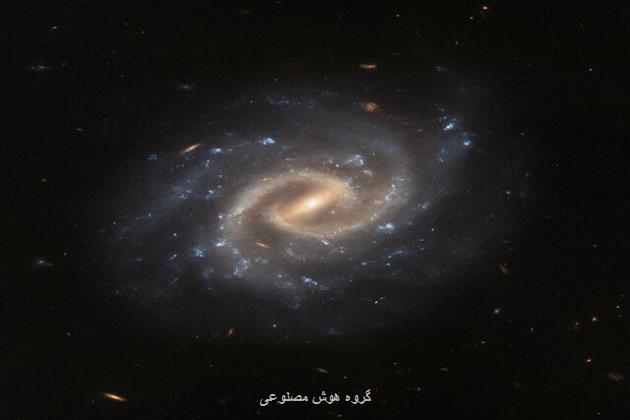 عکس تلسکوپ فضایی هابل از یک کهکشان آرام