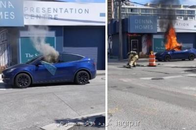 تحقیقات از تسلا به دلیل آتش گرفتن خودروی آن در کانادا