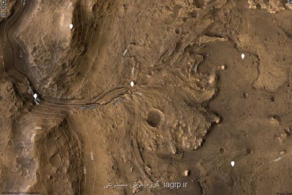 با کمک این نقشه می توانید روی مریخ پیاده روی کنید!
