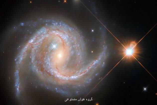 توضیحات آژانس فضایی اروپا در مورد یک کهکشان مارپیچی