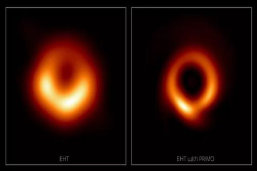 نخستین عکس تاریخ از یک سیاه چاله، به دست هوش مصنوعی اصلاح گردید