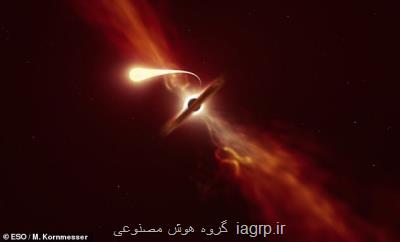 رصد لحظه كشته شدن یك ستاره توسط اسپاگتی فضایی بعلاوه فیلم
